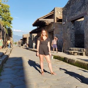 Women’s Short Sleeved Black Cotton Romper